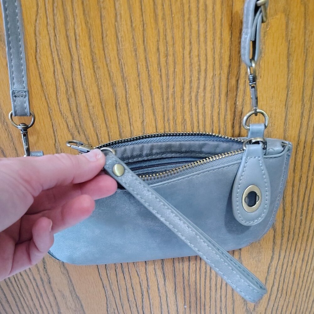 Womens Bag Joy Susan Purse Blue Wristlet